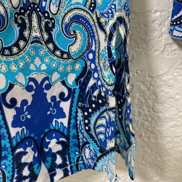 Doncaster Too Silk Paisley Print business casual - Picture 6 of 12